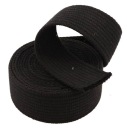 Popruh 40mm Bavlna, farba: čierna