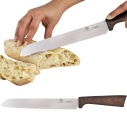 KUCHYŇSKÝ NÔŽ 20 CM NA KRÁJANIE CHLEBA CHLIEB JEDLO KLASIKA S BRADOU