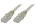MicroConnect U/UTP CAT5e 0,5M Sivé PVC