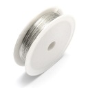 DJ46 Oceľový šperkový drôt 0,3mm 20m - Strieborný