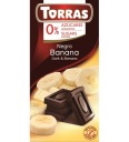 Horká čokoláda s banánmi 75g. TORRAS