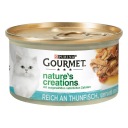 GOURMET Nature's Creations TUNA paradajky ryžová konzerva pre mačky 85g