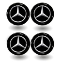 Nálepky s emblémami na ráfiky Mercedes Car Badge