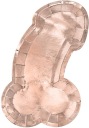 PENIS taniere pre BACHELOR PARTY ružové zlato PENIS 26 cm 6 ks