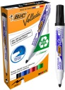 BIC SET VELLEDA 1701 okrúhly ZNAČOVAČ NA DOSKY 4 FARBY KRUHÝ SUCHÝ ZMAZAČ