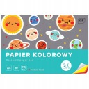 Farebný papier, výrez A4, 10 kariet INTERDRUK