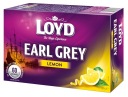 Expresný čierny čaj Earl Grey s citrónom veľké balenie 60 T. LOYD