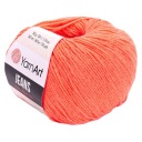 Džínsová priadza - 61 Orange YarnArt