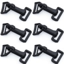 Karabína plastový háčik 3cm 30mm - 6 ks