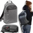UNIVERZÁLNY PÁNSKÝ DÁMSKY ŠKOLSKÝ TURISTICKÝ BATOH NA LAPTOP URBAN GREY