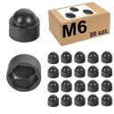 Skrutky PAD M6, kľúč 10, krytka, zástrčka (20 kusov)