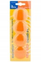 Okrúhle kancelárske magnety - ORANŽOVÉ 40mm, 4 kusy
