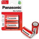 Zinkovo-uhlíkové batérie Panasonic RED 2x R14 C