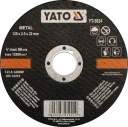 Kovový rezací kotúč 125x2,5x22 mm YT-5924 YATO