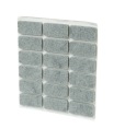 Plstené podložky na nábytok plsť 15x30 šedá 18 ks