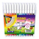 KAMET školské fixky, fixky, fixky, 12 farieb