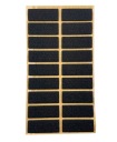 Samolepiace plstené podložky pod nábytok – ČIERNA 15x40mm