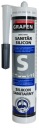 Grafénový sanitárny silikón sivý 280ml Mold Stop