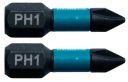 2 KS NÁRAZOVÉ HROTY PH1 25 mm B-63600 MAKITA