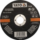 Rezný kotúč z nehrdzavejúcej ocele 125x2,5x22mm YT-6104 YATO
