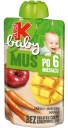 KUBUŚ Baby jablková mrkva mangová pena 6 m+ 100g