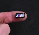 Balenie nálepiek BMW M-Power M Chrome 17x9 mm odznak kokpitu na ráfiku - 1 ks