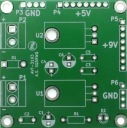 Modulárny posluchový prijímač Dosia - Napájanie, AVT3193 PCB