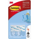COMMAND 3M TRANSPARENTNÉ MALÉ HÁČKY 2KS 17092