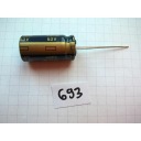 Elektrolytový kondenzátor 390uF 63V 12,5X26 105C FC