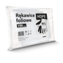 RUKAVICE Z HDPE FÓLIE M/L 100 KS