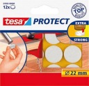 Plstené podložky na stoličky tesa table 22mm 12ks BIELY