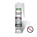 BEZFAREBNÝ Sanitárny silikón 300ml do kuchyne kúpelne, ODOLNÝ PLNÍC