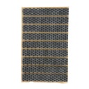Protišmykové plstené podložky pod nábytok, šedé stoličky, 15x100mm, 9ks