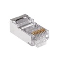 VYSOKÁ KVALITA RJ45 8P8C zástrčka, tienená, 50 ks