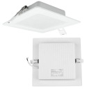 LED lampa zapustená štvorcový držiak lampy 18W 4000K neutrálny