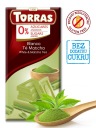 Biela čokoláda s matchou bez cukru Torras 75 g