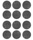Samolepiace plstené podložky šedé FI25mm, balenie 12ks - VORSTAHL