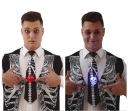 LED HALLOWEENSKÝ NÁHRDELNÍK NÁHRDELNÍK TEKVICOVÁ LEBKA