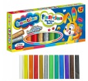 BAMBINO SCHOOL PLASTICINE 12 FAREB ZLATÝ STRIEBORNÝ GLITR