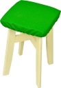 VANKUS NA STOLIČKU TABULKA Štvorcová taburetka 30cm
