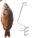 H-433 Háčik na údenie kaprov, 33 cm, silný INOX