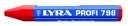 Označovacia krieda LYRA 797, červená, dĺžka 120mm