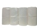 Biely neparfumovaný toaletný papier, 8 roliek