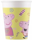 Papierové poháre Peppa Pig 8 kusov Narodeninové