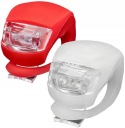 LED LAMPA NA BICYKEL PREDNÉ ZADNÉ LAMPY 2KS MEGA POWER