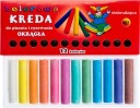 Okrúhla neznačkujúca farebná krieda 12 ks