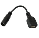Adaptér konvertor zásuvka 2.1/5.5 USB A zásuvka