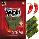 Chrumkavé riasy Morské riasy Nori Pikantný snack 36g