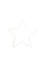 Kovový prsteň - White Star 13,5 cm