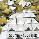 Pyramídy Thermojet Jets Silver 5mm 100 ks